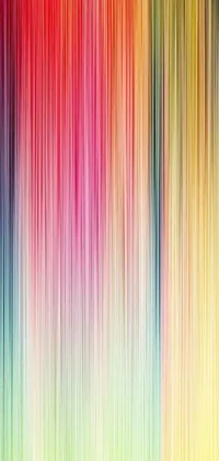 This live wallpaper showcases a blurry image of a multicolored background with sharp, vibrant lines that give it an abstract, rainbow-like appearance