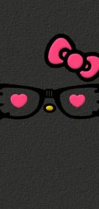 This phone live wallpaper features the timeless charm of the popular Hello Kitty character