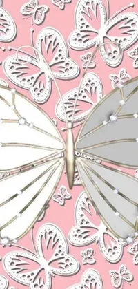 Pink Arthropod Butterfly Live Wallpaper