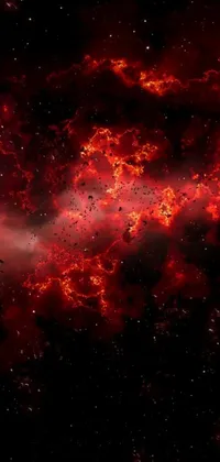 Immerse yourself in deep space with this breathtaking phone live wallpaper