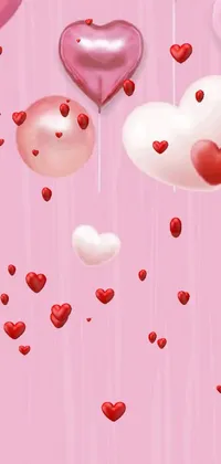 Pink Balloon Art Live Wallpaper