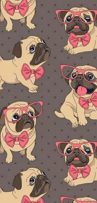 Pink Carnivore Dog Live Wallpaper