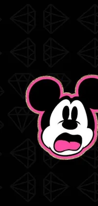This neon Mickey Mouse Live Wallpaper is perfect for those who love Disney and graffiti style art