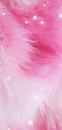 Pink Cotton Candy Magenta Live Wallpaper
