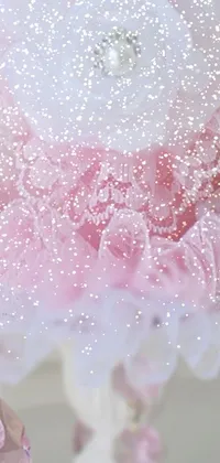 Pink Embellishment Moisture Live Wallpaper
