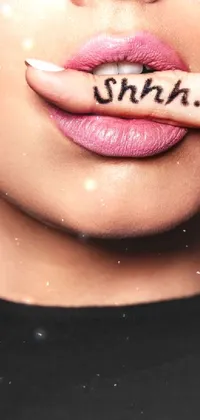 Pink Eyebrow Jaw Live Wallpaper