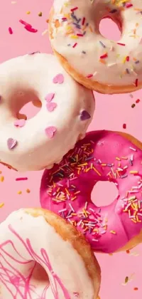 Pink Food Baked Goods Live Wallpaper