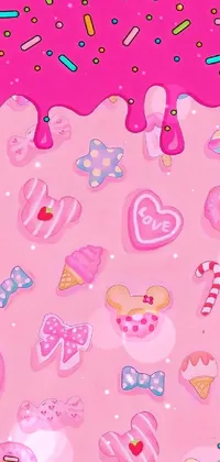 Pink Liquid Organism Live Wallpaper