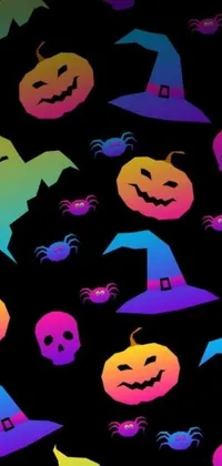 The Halloween Pumpkins phone live wallpaper is the perfect spooky addition to your home screen