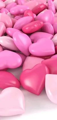 Pink Magenta Heart Live Wallpaper