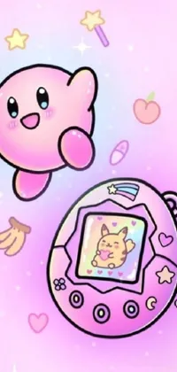 Pink Mammal Cartoon Live Wallpaper
