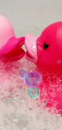 Pink Mammal Liquid Live Wallpaper