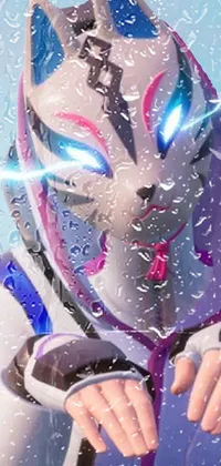 This stunning phone live wallpaper is inspired by the latest furry art trends and features a humanoid character in a furry costume