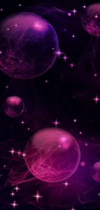 Pink Purple Light Live Wallpaper