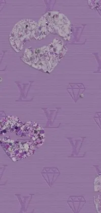wallpaper louis vuitton diamond logo