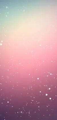 This live wallpaper boasts a beautiful pink and blue background filled with tiny snowflakes, a stipple effect and a glitter gif to add texture and shine