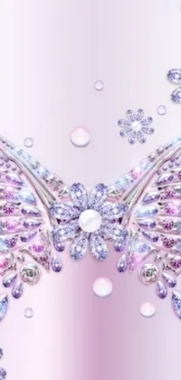 Bring a touch of timeless beauty and elegance to your phone with this stunning close-up butterfly live wallpaper