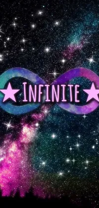 infinity love galaxy wallpaper