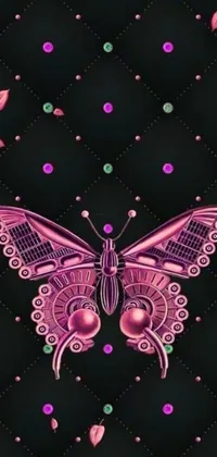 The Butterfly Phone Live Wallpaper is a breathtaking digital art image featuring a butterfly in intricate detail