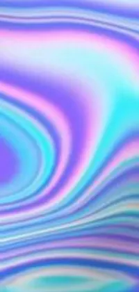 This live wallpaper features a purple and blue swirling liquid background that adds a dynamic burst of color to your phone