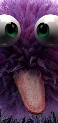 Pink Purple Whiskers Live Wallpaper