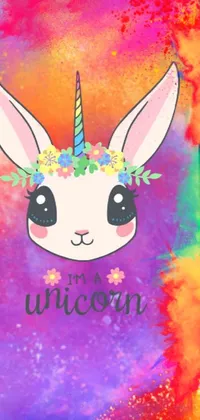 Transform your phone's screen into a magical wonderland with this unicorn bookmark live wallpaper