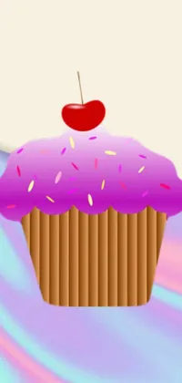 “Adorable Cupcake Live Wallpaper” - This is a charming and playful live wallpaper for your phone that features a delicious cupcake with a juicy cherry on top