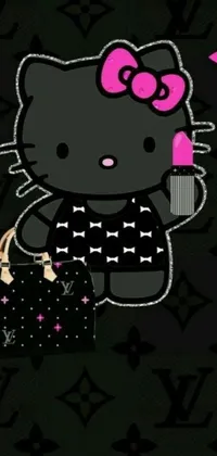 If you're a fan of the adorable character Hello Kitty, this live wallpaper is the perfect addition to your phone's home screen
