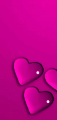 Pink Violet Font Live Wallpaper