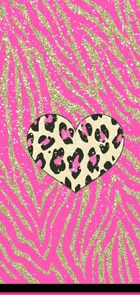 Leopard and heart jewels  Cheetah print wallpaper, Leopard print