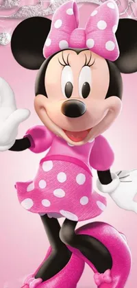 Get in the Disney spirit with a Minnie Mouse Live Wallpaper for your phone