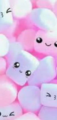 Pink White Sweetness Live Wallpaper