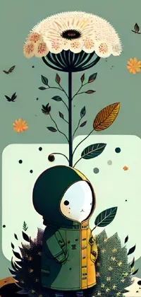 Plant Art Cartoon Live Wallpaper