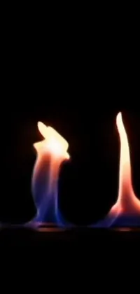 Get lost in the mesmerizing flames of this phone live wallpaper