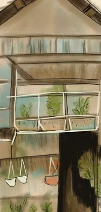 Plant Art Window Live Wallpaper