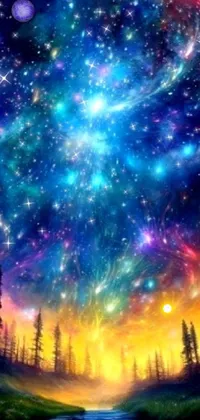 colorful galaxy tumblr wallpaper