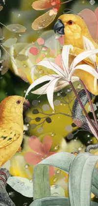 Plant Bird Botany Live Wallpaper