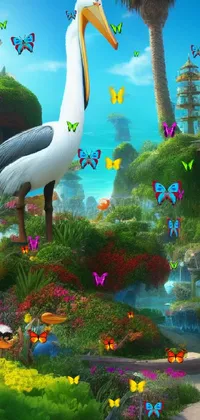 Plant Bird Ecoregion Live Wallpaper