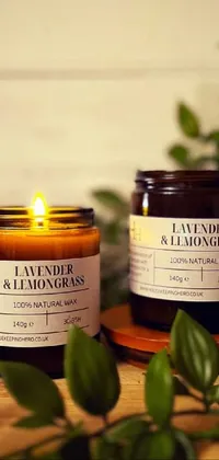 Plant Candle Ingredient Live Wallpaper