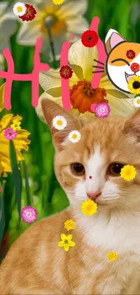 Plant Cat Vertebrate Live Wallpaper