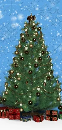 Plant Christmas Christmas Tree Live Wallpaper