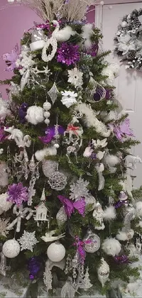 Plant Christmas Ornament Christmas Tree Live Wallpaper