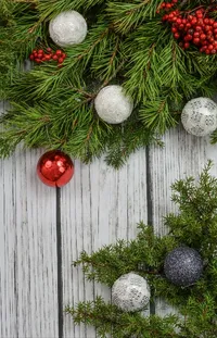 Plant Christmas Ornament Green Live Wallpaper