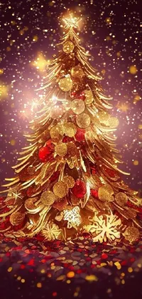 Plant Christmas Tree Christmas Ornament Live Wallpaper