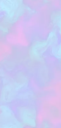 This live wallpaper features a pink and blue digital painting with a subtle pattern and soft iridescent membranes