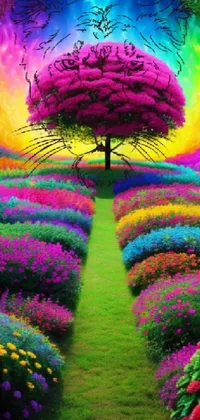 Plant Colorfulness Light Live Wallpaper