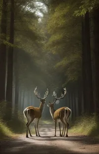 Plant Deer Natural Landscape Live Wallpaper