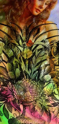 Plant Drawing Painting Live Wallpaper