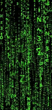 The Matrix Code Live Wallpaper features endless digital code flowing down your phone screen rendered in stunning detail