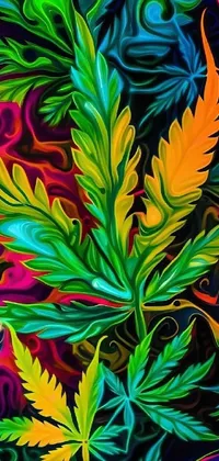 Plant Flower Art Paint Live Wallpaper